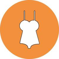 icono de vector de traje de baño