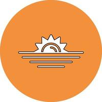 Sunset Vector Icon