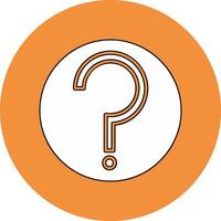 Question Mark Vector Icon