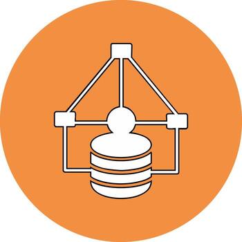 Data Flow Vector Icon