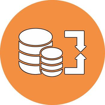 Data Migration Vector Icon