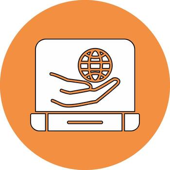 globe netwrok Vector Icon