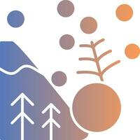 Avalanche Gradient Icon vector