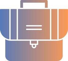Suitcase Gradient Icon vector