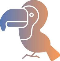 Toucan Gradient Icon vector