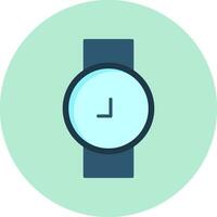 reloj, vector, icono vector