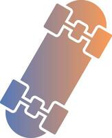 Skates Gradient Icon vector