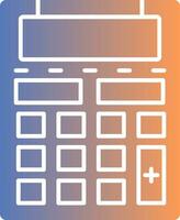 Calculator Gradient Icon vector