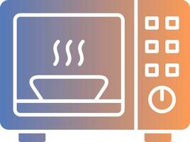 Microwave Gradient Icon vector