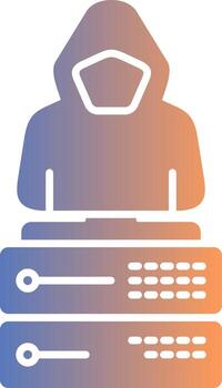 Data Gradient Icon vector