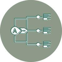 icono de vector de relación