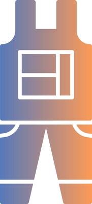 Overalls Gradient Icon