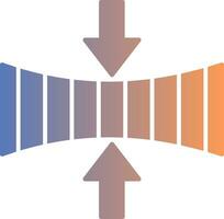 Elasticity Gradient Icon vector