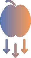 Gravity Gradient Icon vector