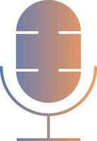 Podcast Gradient Icon vector