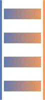 Ladder Gradient Icon vector