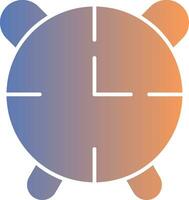 Alarm Clock Gradient Icon vector