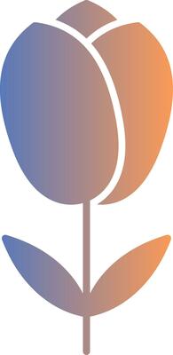 Tulip Gradient Icon