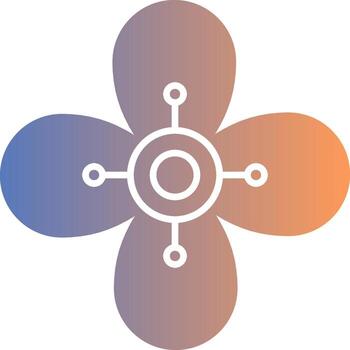 Pear Gradient Icon vector