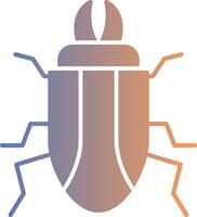 Beetle Gradient Icon vector