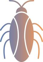 Cockroach Gradient Icon vector