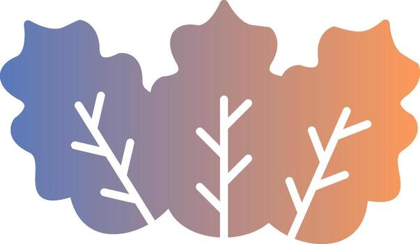 repollo degradado icono vector