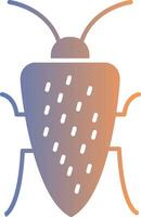 Cockroach Gradient Icon vector