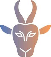 Gazelle Gradient Icon vector