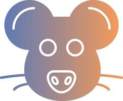 ratón degradado icono vector