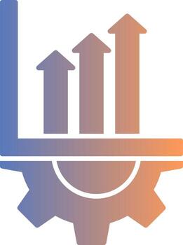 Setting Gradient Icon vector