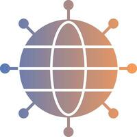 Networking Gradient Icon vector
