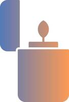 Zippo Gradient Icon vector