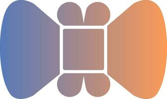 Bowtie Gradient Icon vector