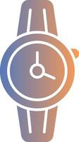 Wristwatch Gradient Icon vector