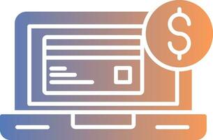 Payment Method Gradient Icon vector