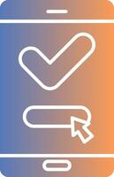 Order Gradient Icon vector