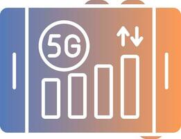 Signal Gradient Icon vector