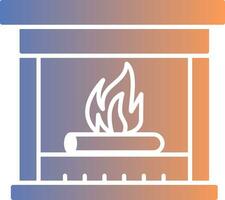 Chimney Gradient Icon vector