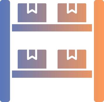 Boxes Gradient Icon vector