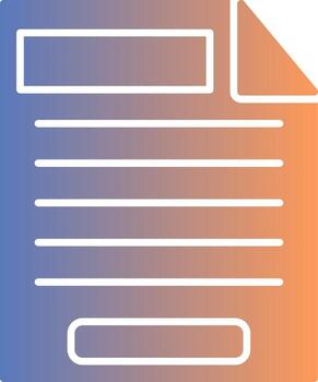 Task Gradient Icon vector