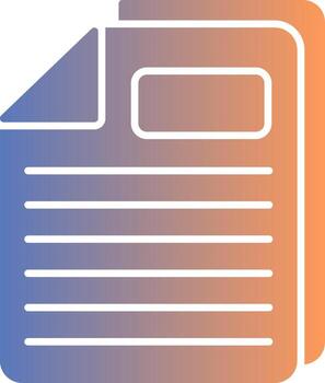 Task Gradient Icon vector