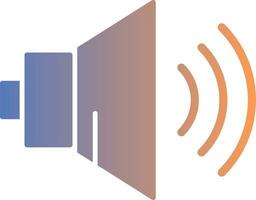 Speaker Gradient Icon vector