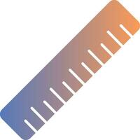 Ruler Gradient Icon vector