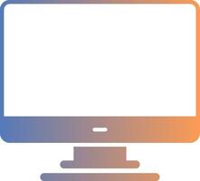 Personal computer Gradient Icon vector