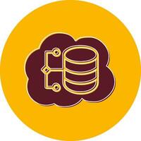 Cloud Data Vector Icon