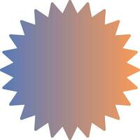 Moon Gradient Icon vector