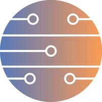 Mars Gradient Icon vector