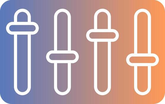 Control Gradient Icon vector
