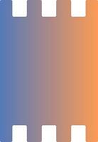 Ticket Gradient Icon vector