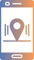 Location Gradient Icon vector